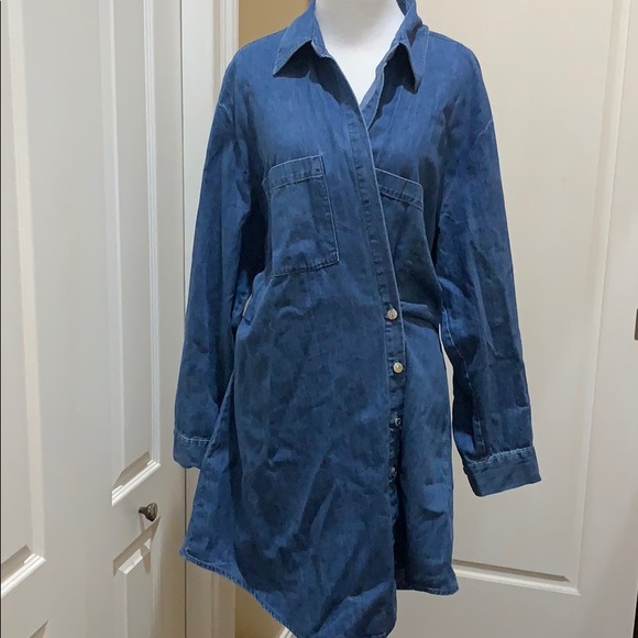 Zara | Dresses | Zara Denim Dress 
